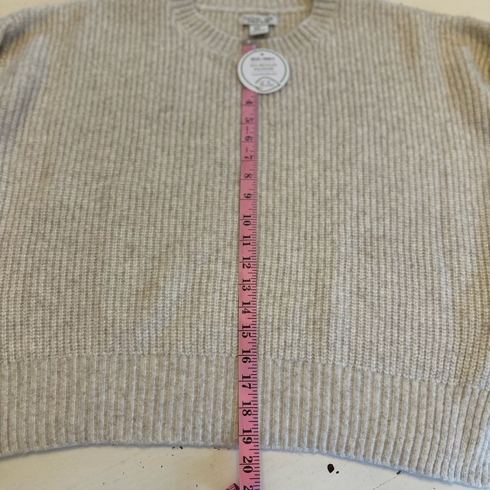 Rachel Zoe Ivory Crew Neck Sweater - NWT - Picture 5 of 7